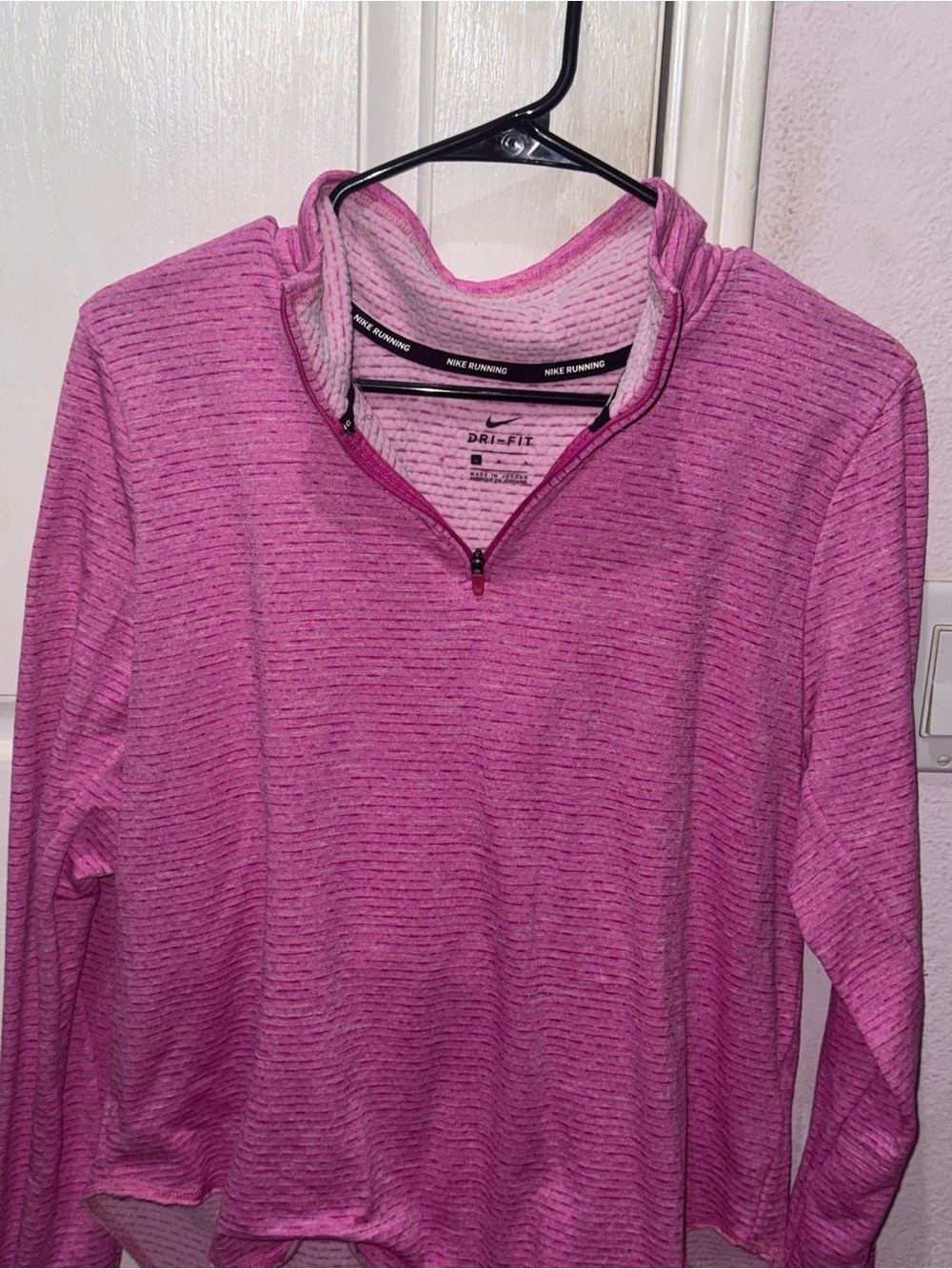 Nike Dri-FIT Running Pink Performance Top - Picture 2 of 10